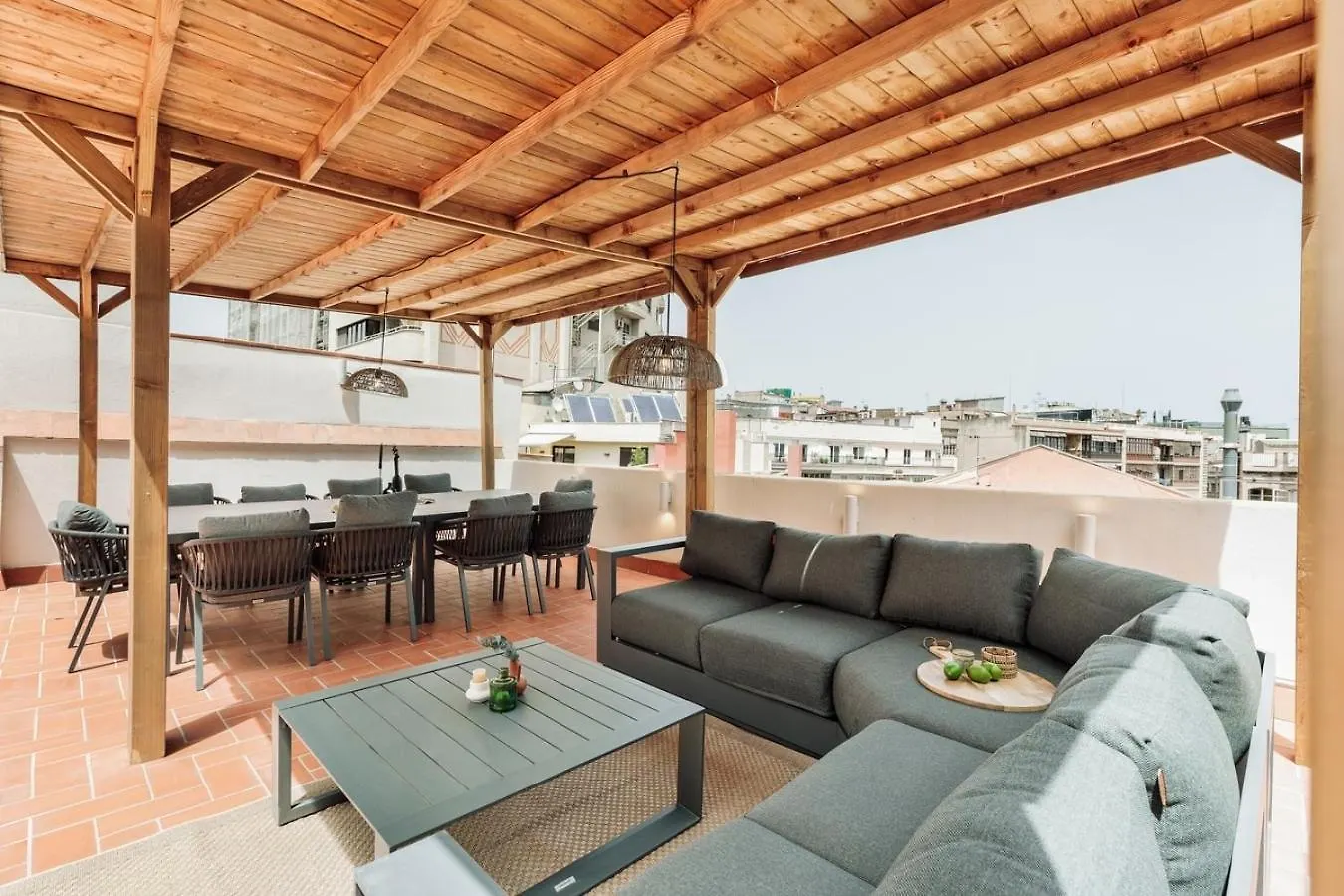 Apartment Pompei - 2 Bedrooms, Balcony And Terrace In Ciutat Vella Barcelona Spain